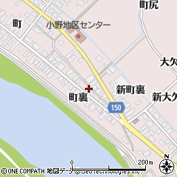宮城県東松島市小野町裏79周辺の地図