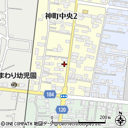 港屋電器株式会社　神町店周辺の地図