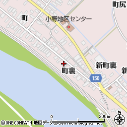 宮城県東松島市小野町裏115周辺の地図