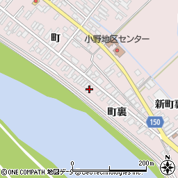宮城県東松島市小野町裏110周辺の地図