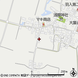 山形県東根市羽入147周辺の地図