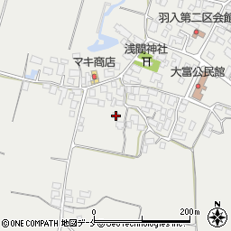 山形県東根市羽入156-1周辺の地図