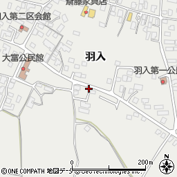 山形県東根市羽入281周辺の地図