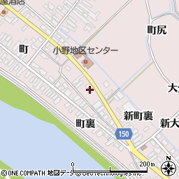 宮城県東松島市小野町裏84周辺の地図