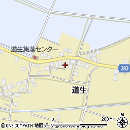 山形県寒河江市道生182周辺の地図