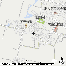 山形県東根市羽入156周辺の地図