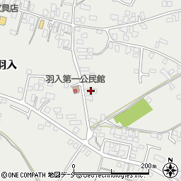 山形県東根市羽入1860周辺の地図