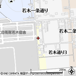 山形県東根市若木一条通り48周辺の地図