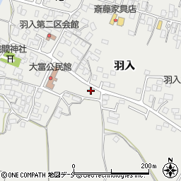 山形県東根市羽入719周辺の地図