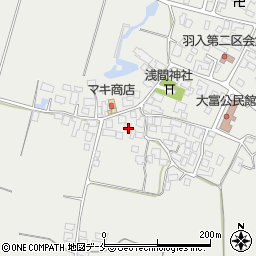 山形県東根市羽入151-2周辺の地図