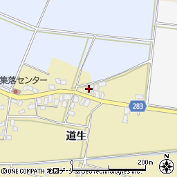 山形県寒河江市道生189周辺の地図