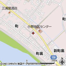 宮城県東松島市小野町裏102周辺の地図