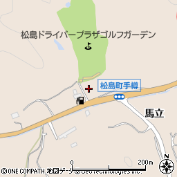 宮城県宮城郡松島町手樽中沢周辺の地図