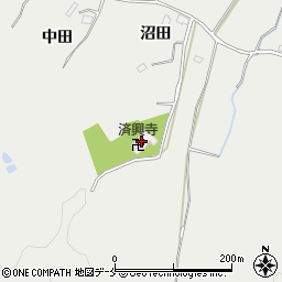 済興寺周辺の地図