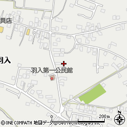 山形県東根市羽入1853周辺の地図