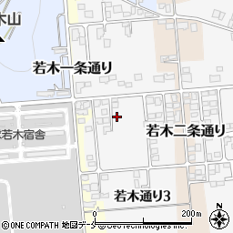 山形県東根市若木通り2丁目7-10周辺の地図
