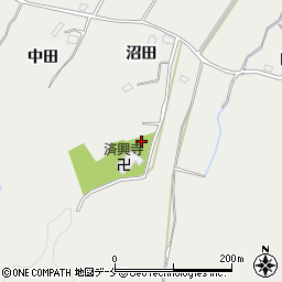 宮城県東松島市上下堤富沢周辺の地図