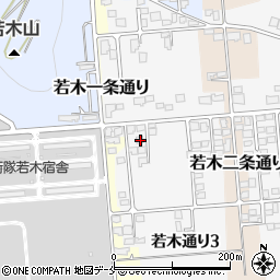 山形県東根市若木通り2丁目7-7周辺の地図