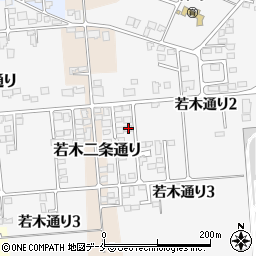 山形県東根市若木通り2丁目29-5周辺の地図