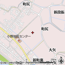 宮城県東松島市小野新町尻周辺の地図