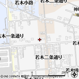 山形県東根市若木通り2丁目20周辺の地図