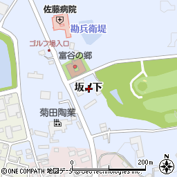 宮城県富谷市三ノ関坂ノ下周辺の地図