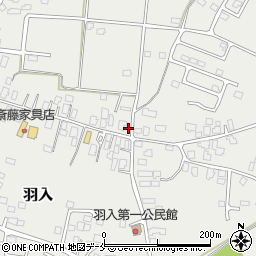 山形県東根市羽入1834周辺の地図