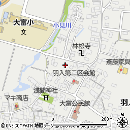 山形県東根市羽入861周辺の地図