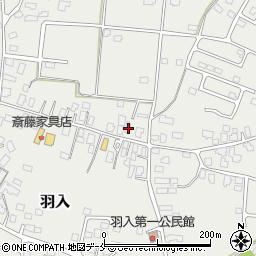 山形県東根市羽入1833周辺の地図