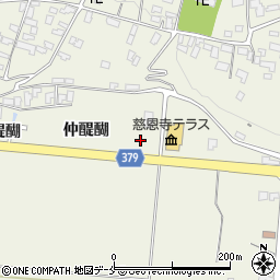 日和田松川線周辺の地図