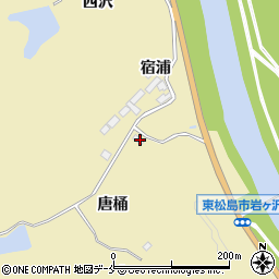 宮城県東松島市川下唐桶41周辺の地図