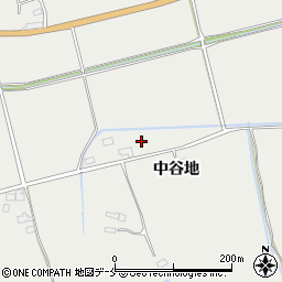 宮城県東松島市上下堤中谷地周辺の地図
