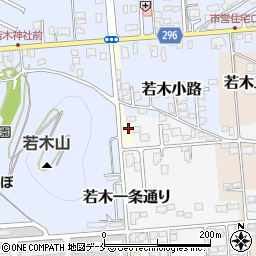 山形県東根市若木一条通り18周辺の地図