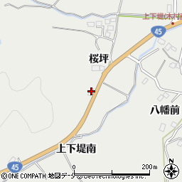 宮城県東松島市上下堤桜坪58周辺の地図