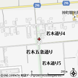 山形県東根市若木五条通り20周辺の地図
