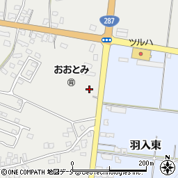 山形県東根市羽入2072周辺の地図