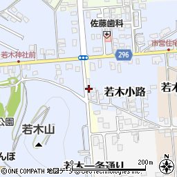 山形県東根市若木一条通り10周辺の地図