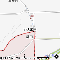 宮城県富谷市一ノ関カナエ田周辺の地図
