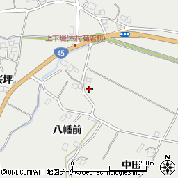 宮城県東松島市上下堤八幡前周辺の地図
