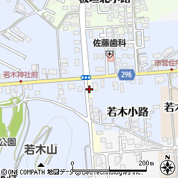 山形県東根市若木一条通り4周辺の地図