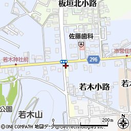 山形県東根市若木一条通り2周辺の地図