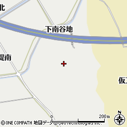 宮城県東松島市上下堤下南谷地周辺の地図