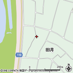 山形県西村山郡河北町田井1288-1周辺の地図