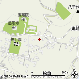 寒河江市慈恩寺第１駐車場周辺の地図