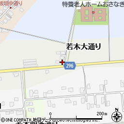 山形県東根市若木大通り44周辺の地図