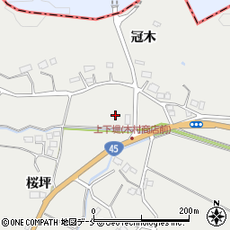 宮城県東松島市上下堤北周辺の地図