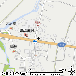 山形県東根市羽入2799周辺の地図