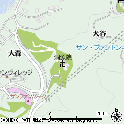 宮城県石巻市渡波仁田山周辺の地図