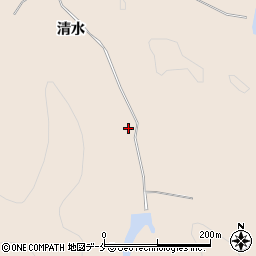宮城県東松島市根古清水周辺の地図