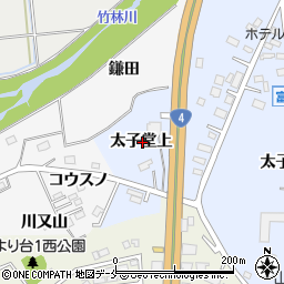 宮城県富谷市三ノ関太子堂上周辺の地図